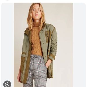 Anthropologie Quilted Liner Jacket